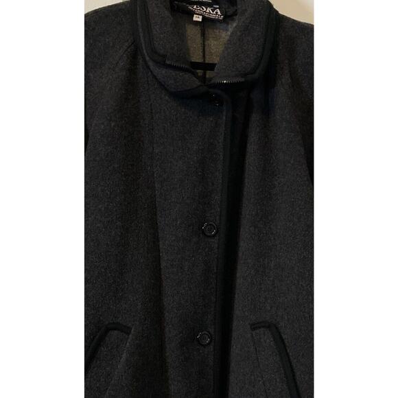 ESKA Internationale Dark Gray Wool Coat Women’s Size 14 Vintage - Picture 2 of 9